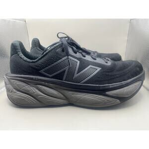 New Balance Fresh Foam X More v5 Black Silver Running Shoes Sneakers Mens Size12